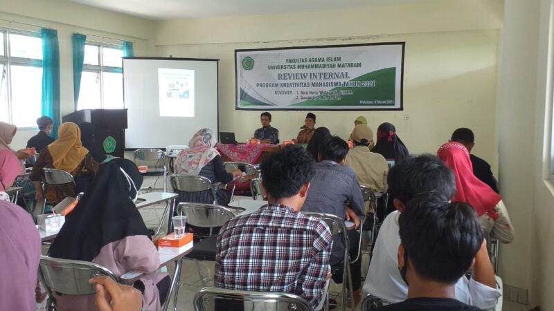 Fakultas Agama Islam Mengadakan Kegiatan Review Internal Proposal PKM 2021